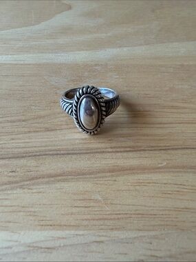 Vintage Brighton Sterling Silver Oval Statement Ring